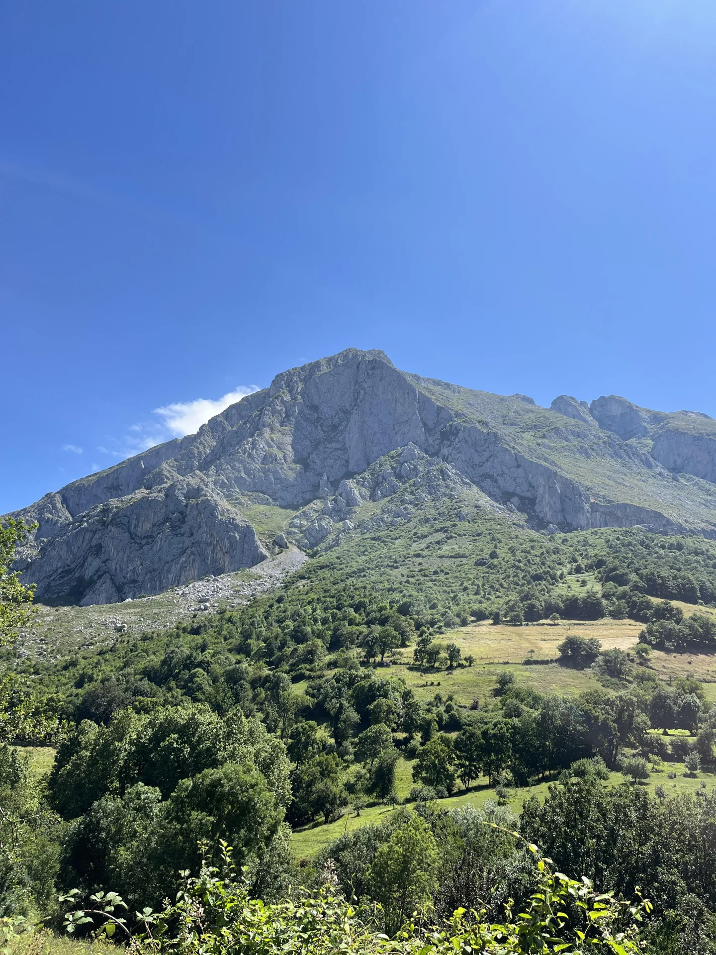 Mountain landscape in Asturias